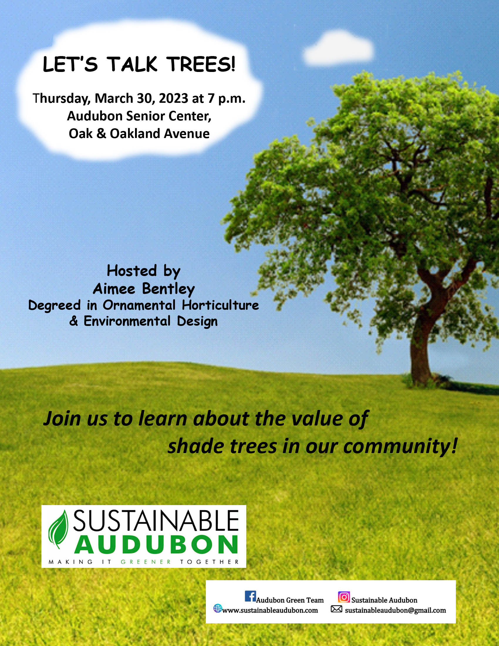 Let’s Talk Trees! Sustainable Audubon