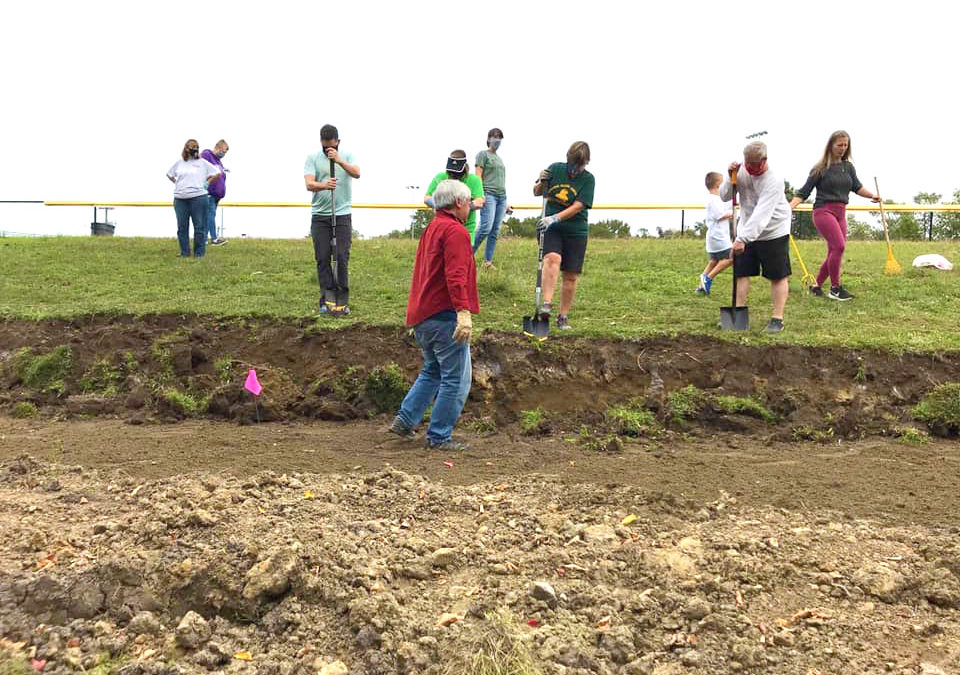 Rain Garden II Installation